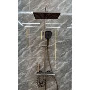 8075 Душевая система с LED-подсветкой Графит