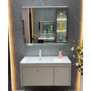 Тумба для ванной комнаты с керамической раковиной
