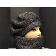 Комплект берет с шарфом «Glam»