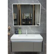 939 Тумба с раковиной и зеркальный шкаф для ванной комнаты