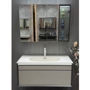 955 Тумба с раковиной и зеркальный шкаф для ванной комнаты