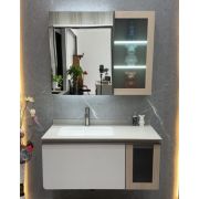 959 Тумба с раковиной и зеркальный шкаф для ванной комнаты