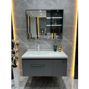 H050 Тумба с раковиной и зеркальный шкаф для ванной комнаты