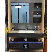 J175 Тумба с раковиной и зеркальный шкаф для ванной комнаты